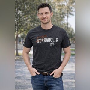 Mens Bass Proo fishaholic Short sleeve tee with free shirt